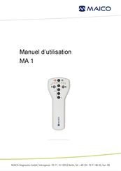 Maico MA 1 Manuel D'utilisation