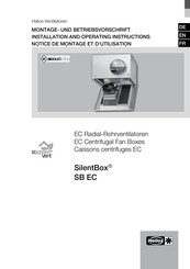 Helios SilentBox SB EC Serie Notice De Montage Et D'utilisation