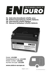 Enduro LI1230 Manuel D'utilisation