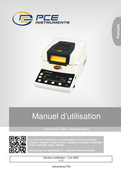 PCE Instruments MA 202 Manuel D'utilisation