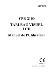 Yeasn YPB-2100 Manuel De L'utilisateur