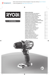 Ryobi R18DDBL-0 Traduction Des Instructions Originales