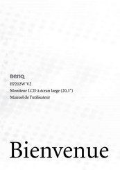 BenQ FP202W V2 Manuel De L'utilisateur