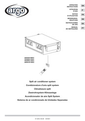 Argo ADICS13DC Notice D'utilisation