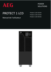 AEG Protect 1 LCD 15 Manuel De L'utilisateur