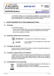 Groupe Atlantic 059833 Mode D'emploi