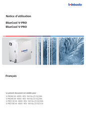 Webasto V-PRO180 M -400V -REV -R410a 2510231A Notice D'utilisation