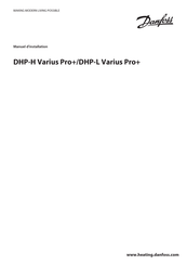Danfoss DHP-L Varius Pro+ Manuel D'installation