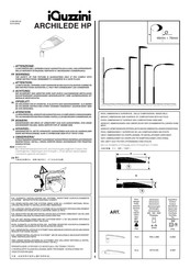 iGuzzini ARCHILEDE HP Mode D'emploi