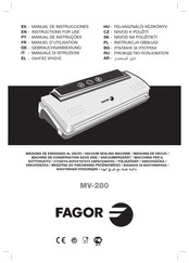 Fagor MV-280 Manuel D'utilisation