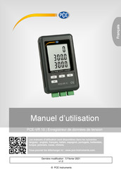 PCE Instruments VR 10 Manuel D'utilisation