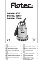 Flotec OMNIA 160/7 Manuel D'utilisation Et D'entretien