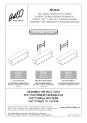 Bell'O TRIPLE PLAY TP4452 Instructions D'assemblage