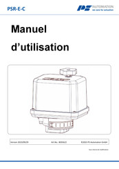 PS Automation PSR-E-C Manuel D'utilisation