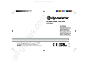 Roadstar CLR-2560 Manuel D'instructions