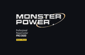 Monster Power Professional PowerCenter PRO 3600 Mode D'emploi