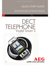 AEG Voxtel Smart 3 Guide De Démarrage Rapide