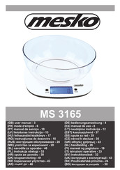 Mesko MS 3165 Mode D'emploi