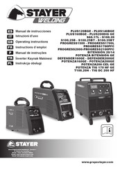 STAYER WELDING POTENZA160GE Instructions D'emploi