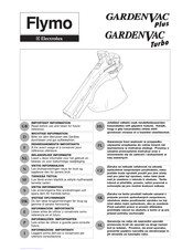 Electrolux Flymo GARDENVAC PLUS Mode D'emploi