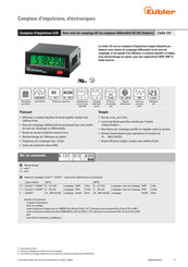 Kübler Codix 131 Mode D'emploi