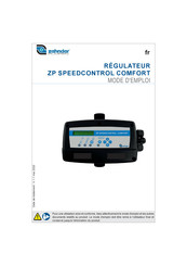 Zehnder Pumpen ZP SPEEDCONTROL COMFORT Mode D'emploi