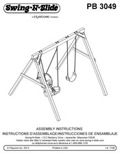 Playcore Swing-N-Slide PB 3049 Instructions D'assemblage