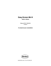 Nordson Easy-Screen Mk III Mode D'emploi