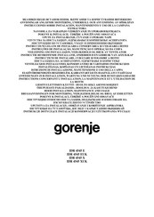 Gorenje IDR 4545 E Instructions D'installation, D'entretien Et D'utilisation