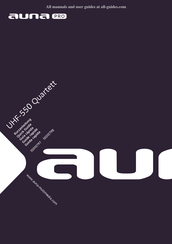 auna PRO UHF-550 Quartett Guide Rapide