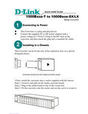 D-Link 1000Base-SX Guide D'installation Rapide