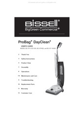 Bissell BigGreen Commercial ProBag DayClean BG102H Guide De L'utilisateur