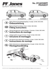 PF Jones 29160508PF Instructions De Montage