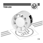S&P TDM-200 Instructions De Montage