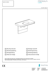 Pressalit Care R2170 Notice De Montage