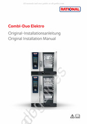 Rational Combi-Duo Elektro Serie Instructions D'installation