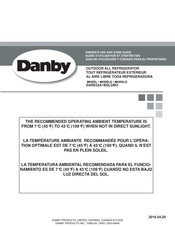 Danby DAR033A1BSLDBO Guide D'utilisation Et D'entretien