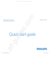 Philips DesignLine Tilt 22PDL4906H Guide De Démarrage Rapide