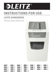 LEITZ Slim Home Office P4 Instructions D'utilisation