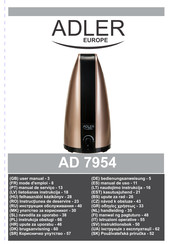 Adler europe AD 7954 Mode D'emploi