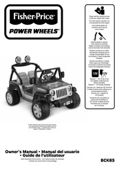 Fisher-Price POWER WHEELS BCK85 Guide De L'utilisateur