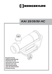 Kongskilde KAI 35 HC Instructions De Service