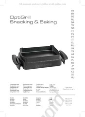 TEFAL OptiGrill Snacking & Baking GC71 Serie Mode D'emploi
