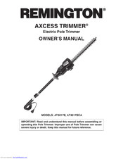 Remington AXCESS TRIMMER AT3017B Mode D'emploi