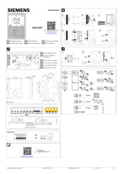 Siemens RDG260T Instructions De Montage