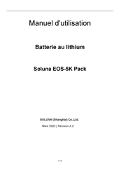 Soluna EOS-5K Pack Manuel D'utilisation