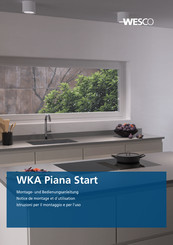 Wesco WKA Piana Start Notice De Montage Et D'utilisation