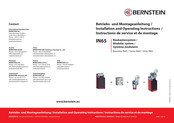 BERNSTEIN IN65 Série Instructions De Service Et De Montage