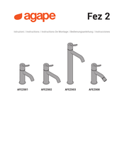 agape Fez 2 AFEZ001 Instructions De Montage