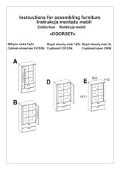 Balla Butor DOORSET 1w2s Instructions D'assemblage